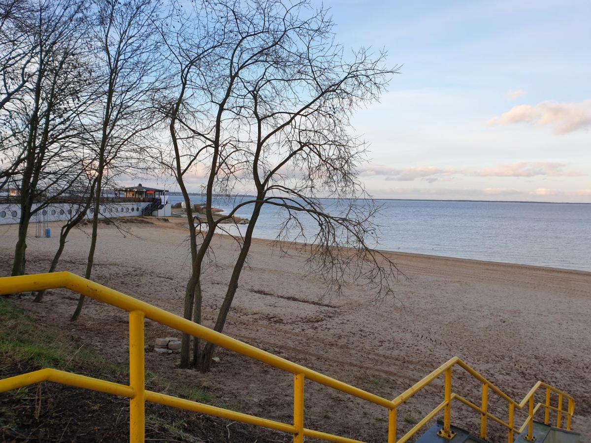 Apartament "Zloty Relaks" Tuz Przy Plazy Z Balkonem Z Widokiem Na Hel I Hamakami Пуцк Экстерьер фото