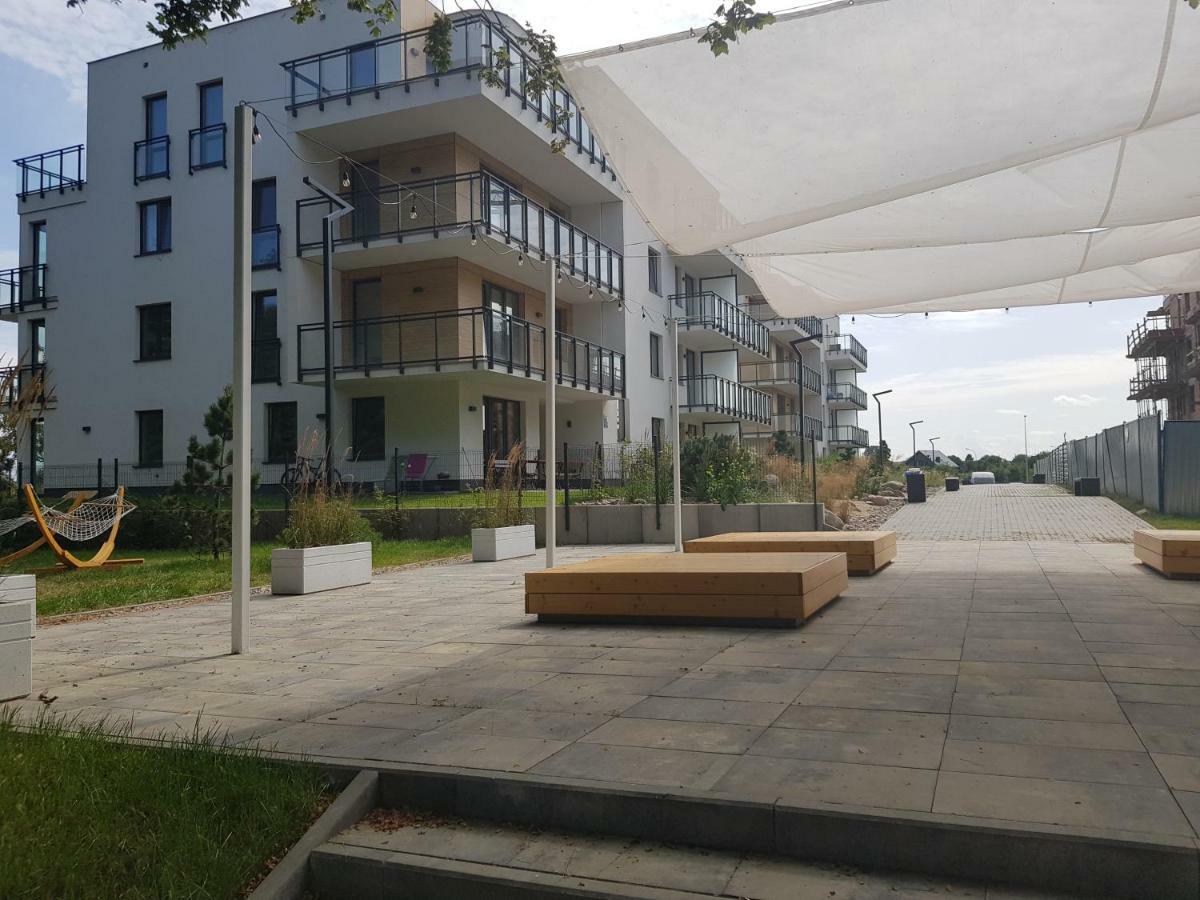 Apartament "Zloty Relaks" Tuz Przy Plazy Z Balkonem Z Widokiem Na Hel I Hamakami Пуцк Экстерьер фото
